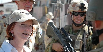 ນາຍົກລັດຖະມົນຕີ ອົດສະຕາລີ ຢ້ຽມຢາມ ອາບການິສະຖານ